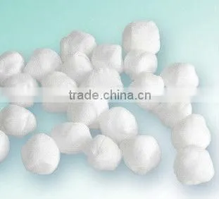 Round sterile gauze ball with X-ray