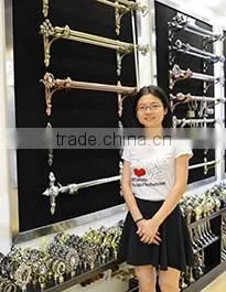 KYOK New design wrought iron products,aluminium window curtain accessories,ceiling mounted curtain rod