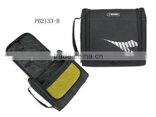 300D polyester Hanging travel men's cosmetic kit