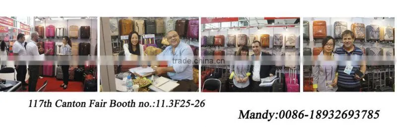 Aluminium Trolley Luggage Middle East Market Leopard Material Aluminium Trolley Luggage Baoding Factory High Quality