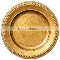 Antique charger plate
