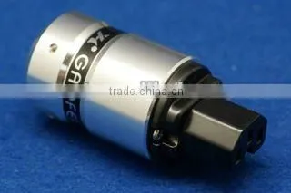 Hi-End Rhodium Plated US Male power Plug IEC female connector
