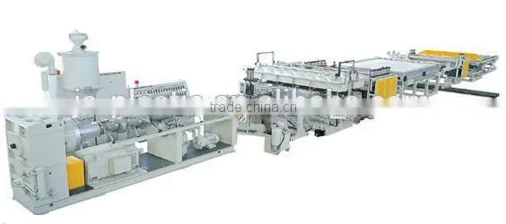 PP corrugated sheet machine