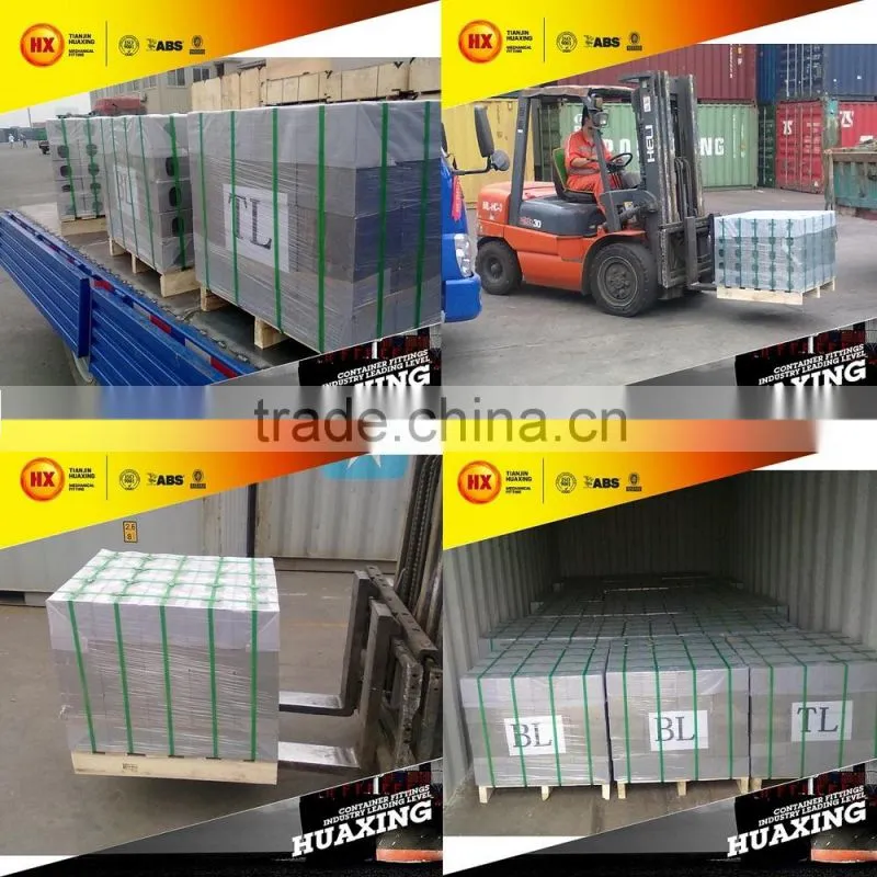 Container Corner Casting ISO 1161 Fitting Parts Painted Standard Shipping Cargo