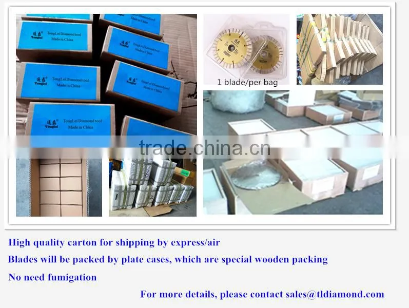 Great sharpness 400mm 16" M tooth granite cutting tools