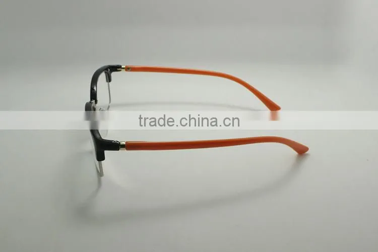 Plastic half frame glasses optical reading glasses
