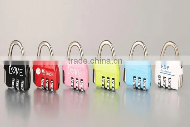 three digit plastic lock resettable plastic lock and key toy cabinet lock