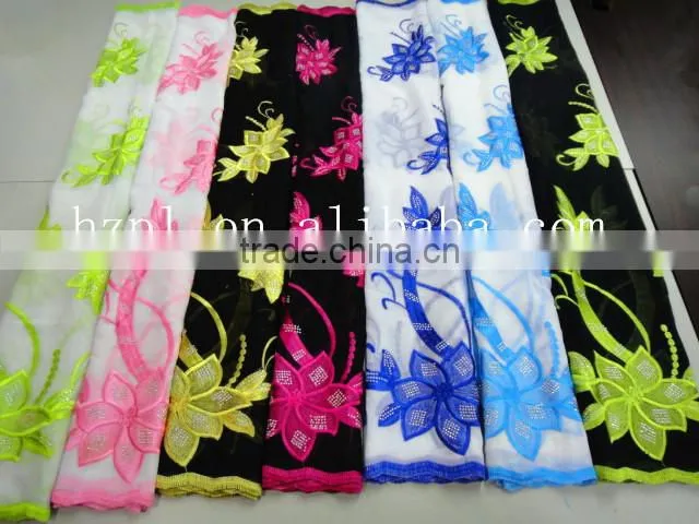 african muslim scarf for women/embroidered silk scarf/shawl scarf (TJ0080)