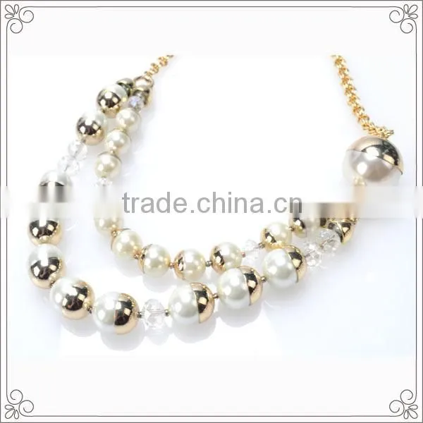 Factory Directly Elegant Double Layer Pearl Necklace For Women