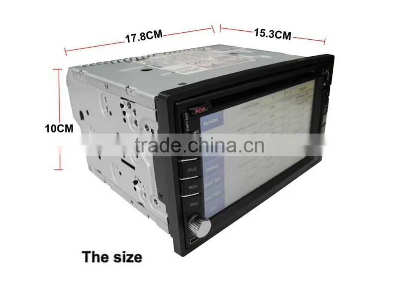with DVD/BT 6.2'' 2 din seat leon radio gps