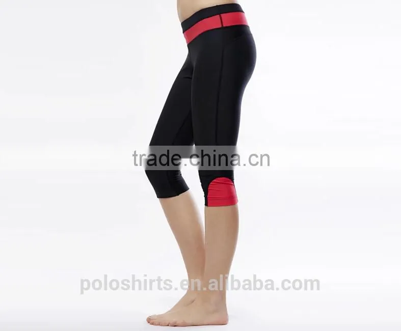 Ladies 87% Polyester 13% Spandex Running Wear Dri-Fit Gym Pants for Women