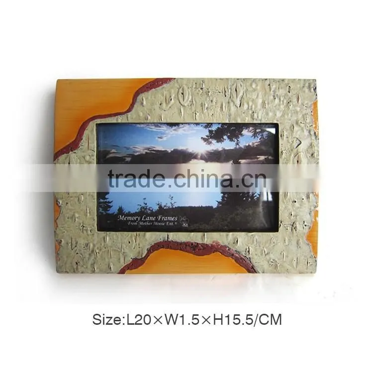 Resin Kids Picture Frame With Fridge Magnet Photo Frame