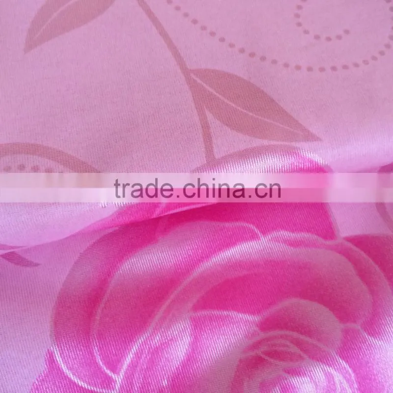 China cheap wholesale 100% polyester printed tricot fabric
