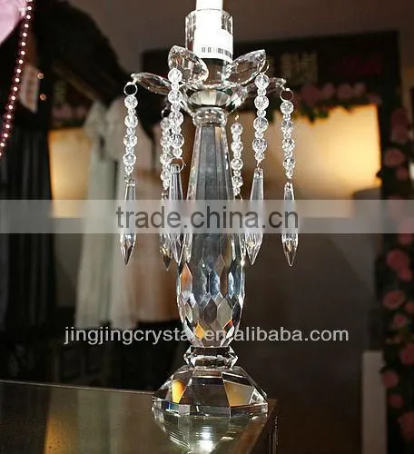 Colorful Crystal Candle Holders Wholesale Glass Wedding Candle Holderts Decoration Candle Holder