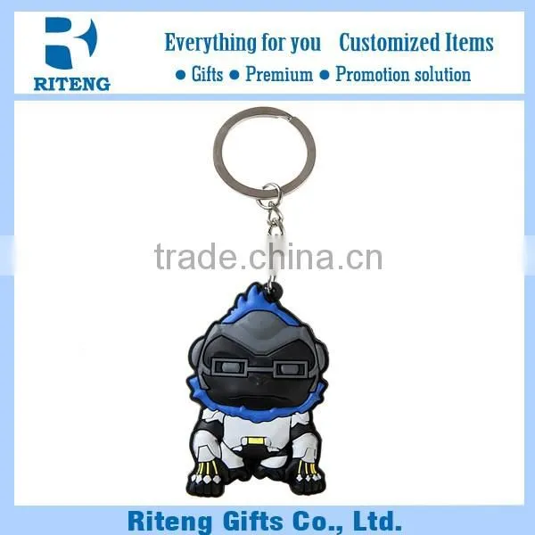 Promotional PVC Keyring With Customized Design