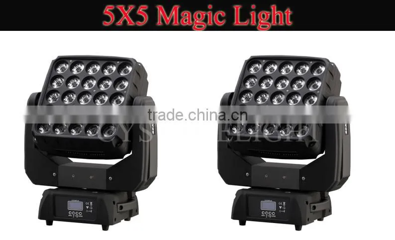Led Matrix 25*15w 4in1 Led Beam Matrix Moving Head,Magic Panel