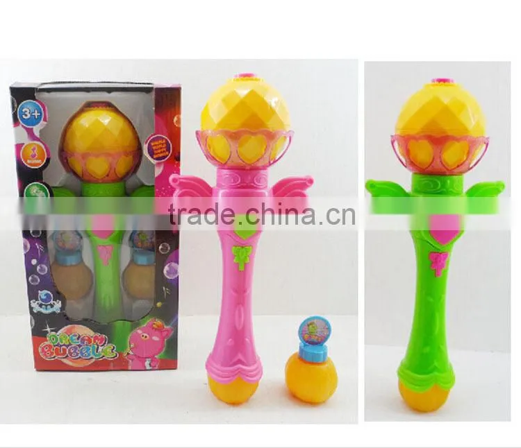 CB1801284 Kids Automatic Magic Bubble Wand Toy Music with Light 2 Bottles of Bubble Water