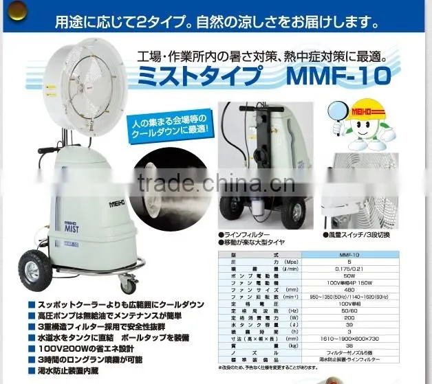 Japan Design High Pressure Mist Spray Fan