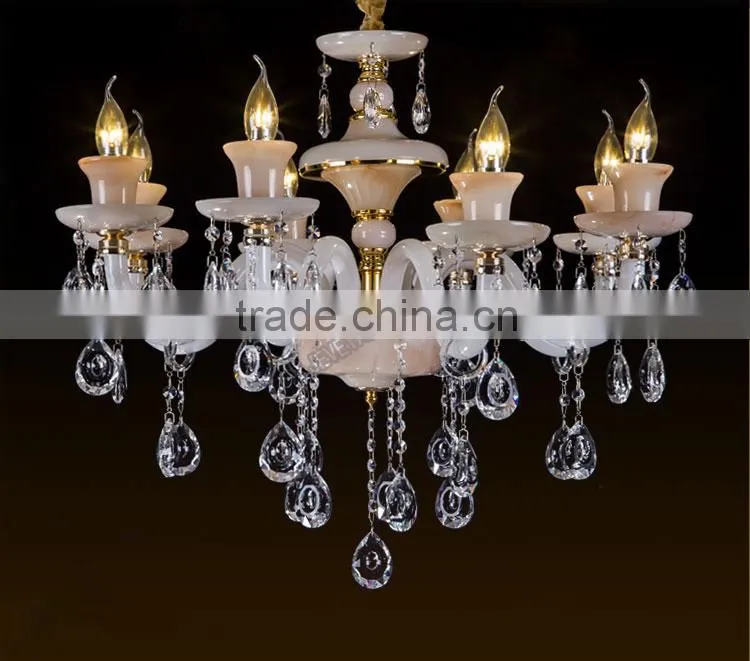 Hot Selling 6/8/10 Light Pendant Chandelier First-degree K9 Crystal Luxury Living Room Chandelier