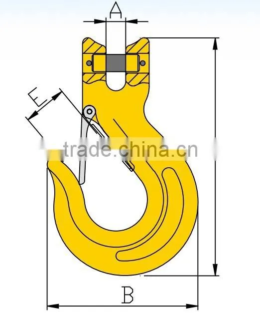 Rigging Hardware G80 Hook With Latch