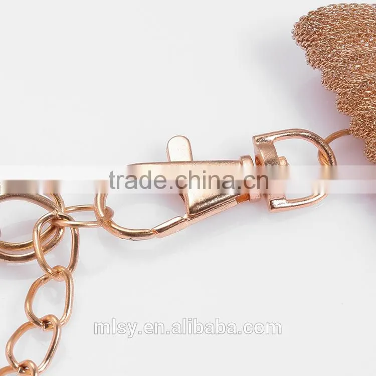 Wholesale new gold chain design with rhinestone Brightness F1-80097