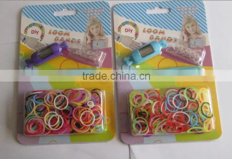 Cheapest manufacturing silicone bracelets rainbow loom watches 2014