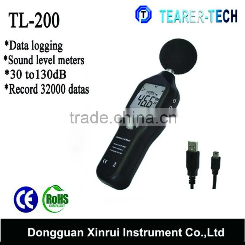 2014 Hot sale 1.5dB b USB digital db meter ; accuracy sound db meter ; sound tester with 30-130dB