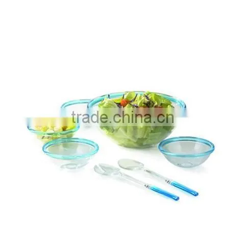 Plastic Salad Container with Salad Server