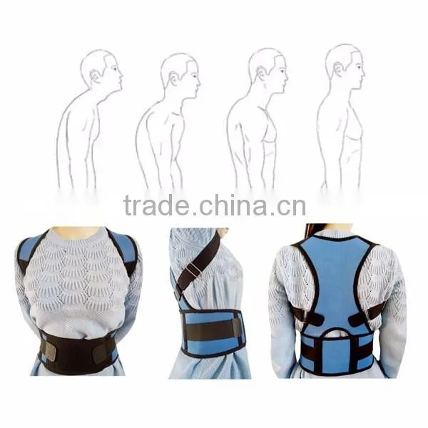 magnetic lumbar support back spine corrector