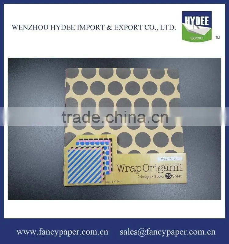 Colorful printed Origami paper Wrap origami