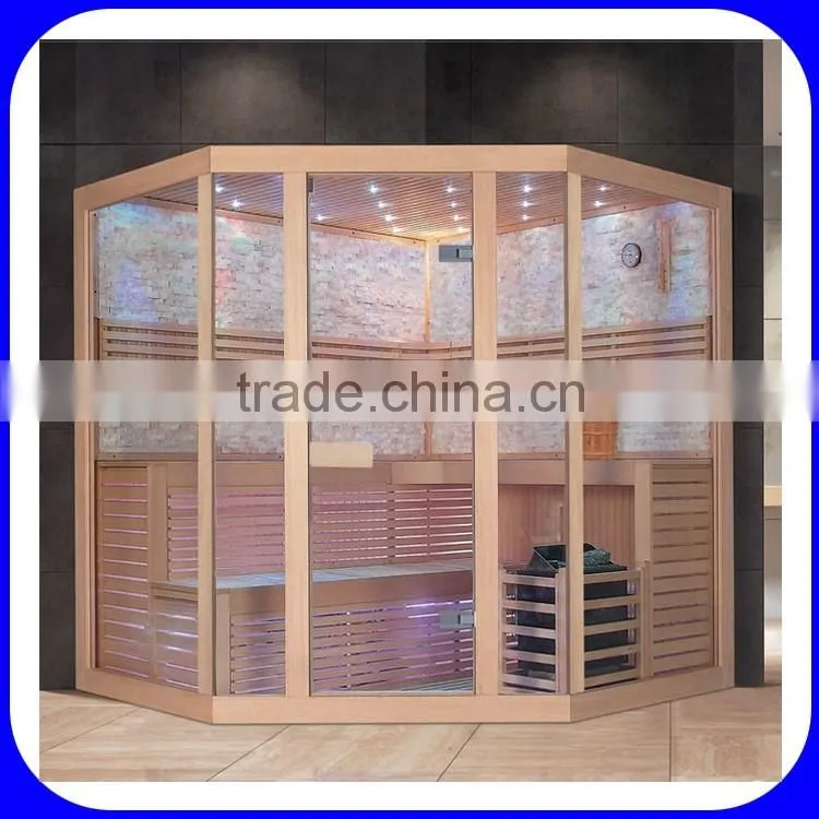 3~4 person traditional stone dry steam sauna room