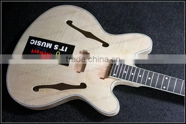 Customized diy made electric bass guitar kits