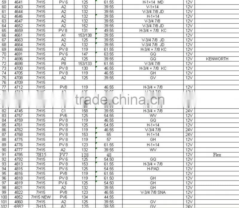 641677H154432 Auto A/C compressor