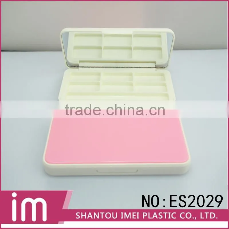 cheap plastic empty display palette eyeshadow case