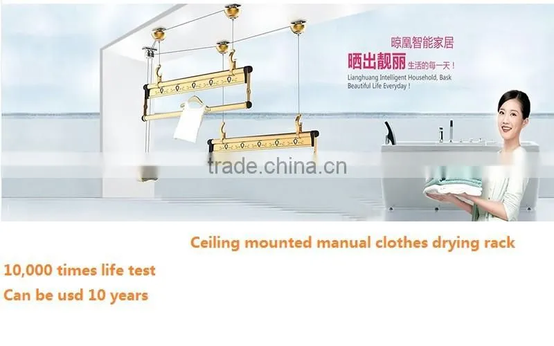 Hot Sale Wall Laundry Rack Manual Laundry Dryer