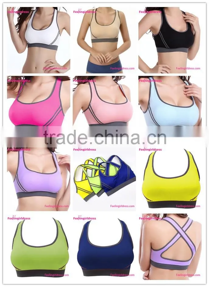 OEM accept plain nude sport bra pattern on sale