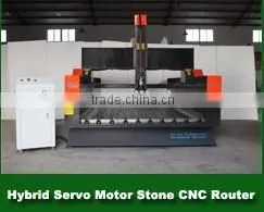 Heavy Duty Stone Engraving CNC Router 1300*2500mm With Yaskawa Servo Motor DSP Offline Control 5.5Kw Spindle ZK-1325