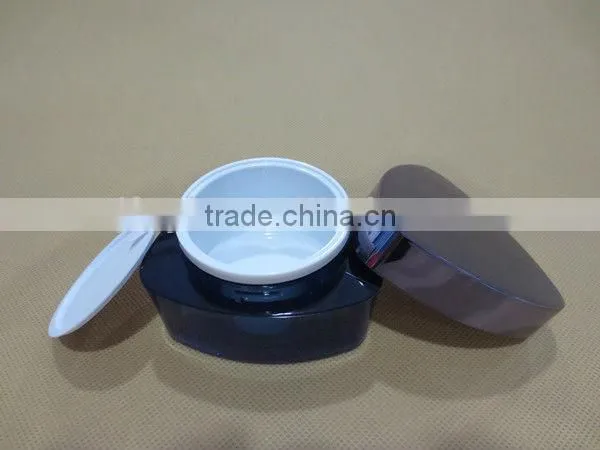 Triangular Empty Acrylic Cream Jar and Lotion Pump Bottle for Cosmetic Packaging