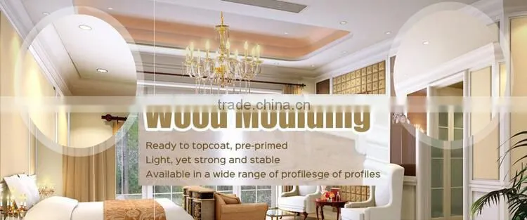 White Primer Bullnose Colonial Spalyed Wood Moulding