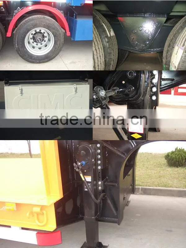Algeria Import From Chian CIMC Stake Fence Semi Truck Trailer
