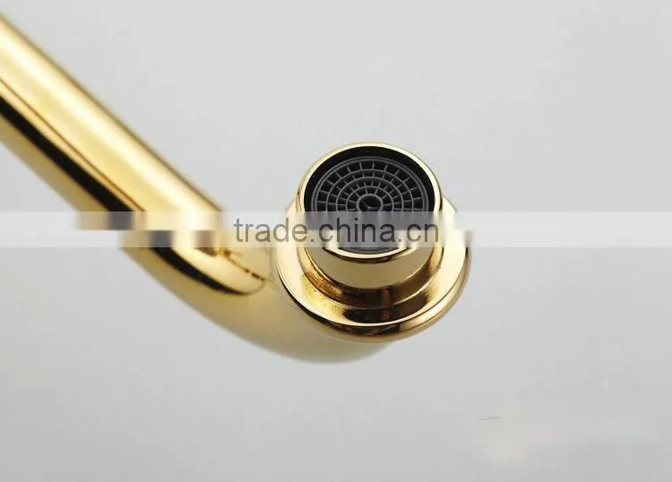 Sanitary ware kitchen basin sink faucet gold brushed kitchen faucet