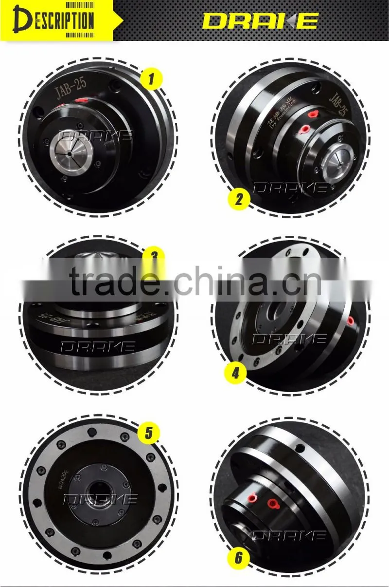 JAB Pneumatic power air 5C collet type lathe collet chuck