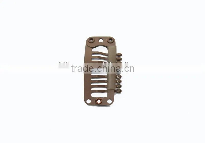 beige hair extension clips blonde hair extension snap clips 2.8cm 3.2cm 3.8cm
