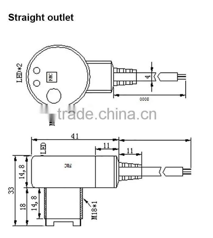 QR series Diffuse photo sensor,Photoelectric switch,easy installation,Detect shiny object