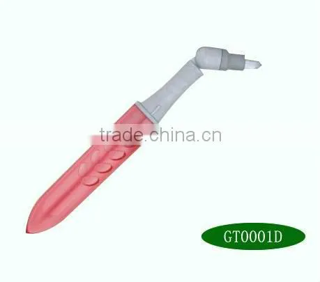 personal oral hygiene tools of sulcus brush with pivoting brush head