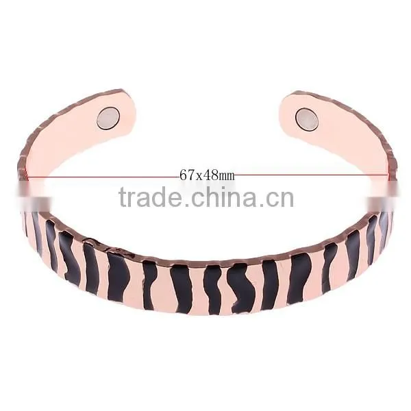 Fashion Cooper Jewelry Bangle Magnetic Energy Power Bracelet Bangle Health Copper Bangles Bracelet Accessories Wholesale
