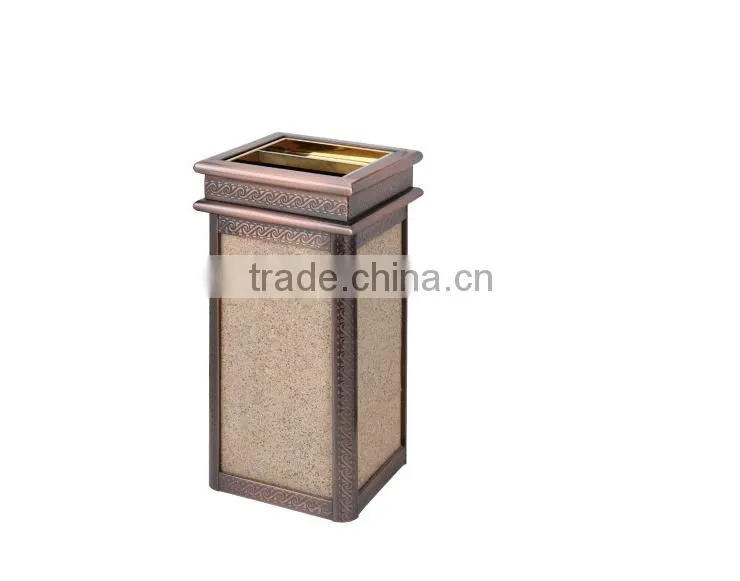 Square ground ash can bucket hotel lobby cigarette ash Bin