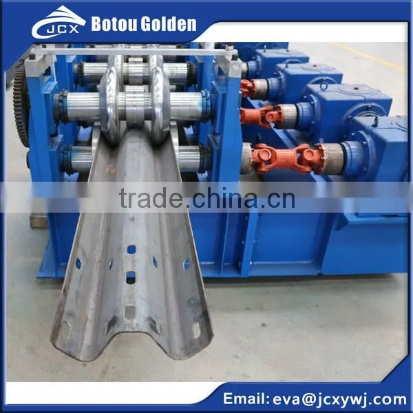 w beam guardrail production line manufacture