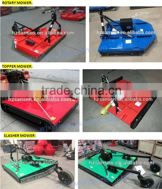 Flail Mower pull tow behind quad ATV, Gasoline ATV lawn Mower with 13-15hp engine electric or handle start