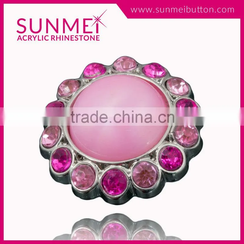 Factory Direct Sale Rhinestone Rivet Button